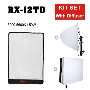 Falcon Eyes RX-12TD 50W Bi-Color LED Video Light Photographic Lighting Photo Light with Diffuser
Falcon Eyes RX-12TD 50W Bi-Color LED Video Light Photographic Lighting Photo Light with Diffuser