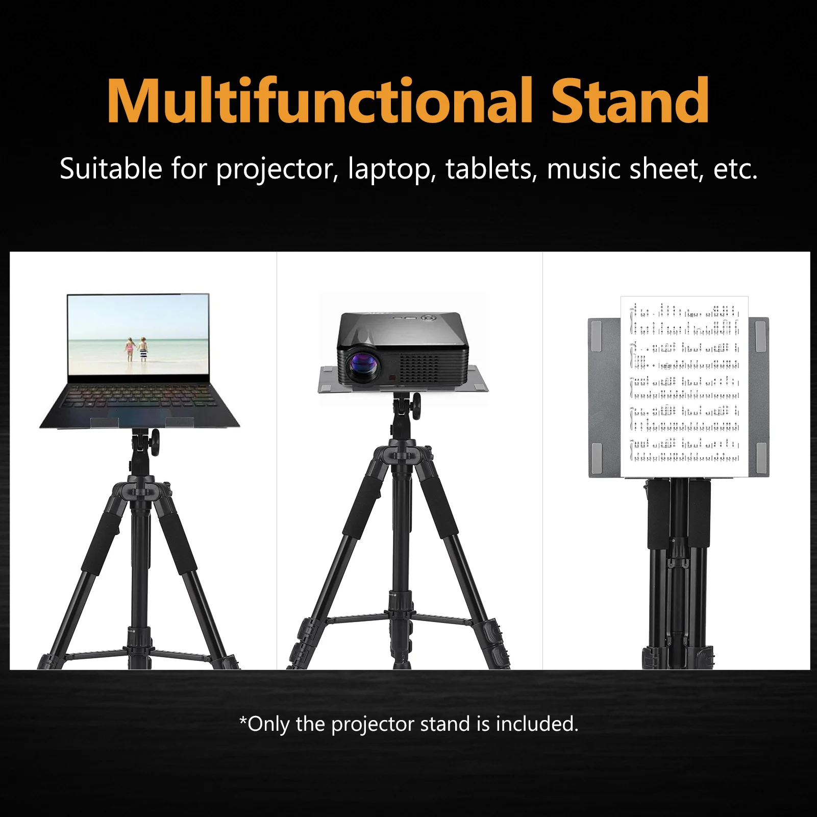 Projector Stand Tripod Portable Laptop Tripod Stand Adjustable Height 19.6 Inch to 58.6Inch w/ Plate for Projector Laptop 11 Projector Stand Tripod Portable Laptop Tripod Stand Adjustable Height 19.6 Inch to 58.6Inch w/ Plate for Projector Laptop 5