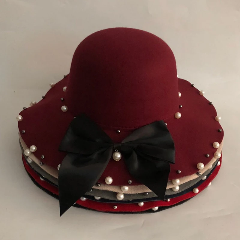 Fashion New Winter Hats Solid Wool Blend Bow Pear Fedoras For Women Girl Casual Spring Wool Artificial Jazz Caps Simple Top Hats
Fashion New Winter Hats Solid Wool Blend Bow Pear Fedoras For Women Girl Casual Spring Wool Artificial Jazz Caps Simple Top Hats