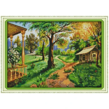Rural scenery counted printed on the canvas 11CT 14CT DIY kit wholesale Chinese Cross Stitch embroidery needlework Sets
Rural scenery counted printed on the canvas 11CT 14CT DIY kit wholesale Chinese Cross Stitch embroidery needlework Sets