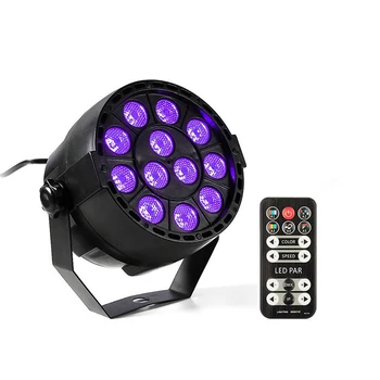 Auto Sound Active 36W UV 12 LED Stage Lights DMX512 Master-slave Ultraviolet Black Par Disco Light for Party Wedding KTV Club
Auto Sound Active 36W UV 12 LED Stage Lights DMX512 Master-slave Ultraviolet Black Par Disco Light for Party Wedding KTV Club