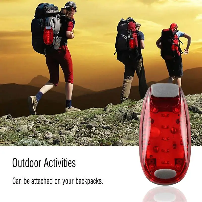 5LED Safety Running Sports Backpack Light Helmet Light Bicycle Tail Light Outdoor Riding Warning Light Reflective Equipment
5LED Safety Running Sports Backpack Light Helmet Light Bicycle Tail Light Outdoor Riding Warning Light Reflective Equipment
