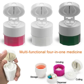 1 Pcs 4 Layer Pill Box Tablets Cutter Grinder Splitter Divider Pill Box Storage Case can CSV
1 Pcs 4 Layer Pill Box Tablets Cutter Grinder Splitter Divider Pill Box Storage Case can CSV
