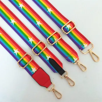 New Rainbow Ribbon Bag Accessories Long Shoulder Strap Adjustable Shoulder Crossbody Female Bag Strap Color Wide Strap
New Rainbow Ribbon Bag Accessories Long Shoulder Strap Adjustable Shoulder Crossbody Female Bag Strap Color Wide Strap