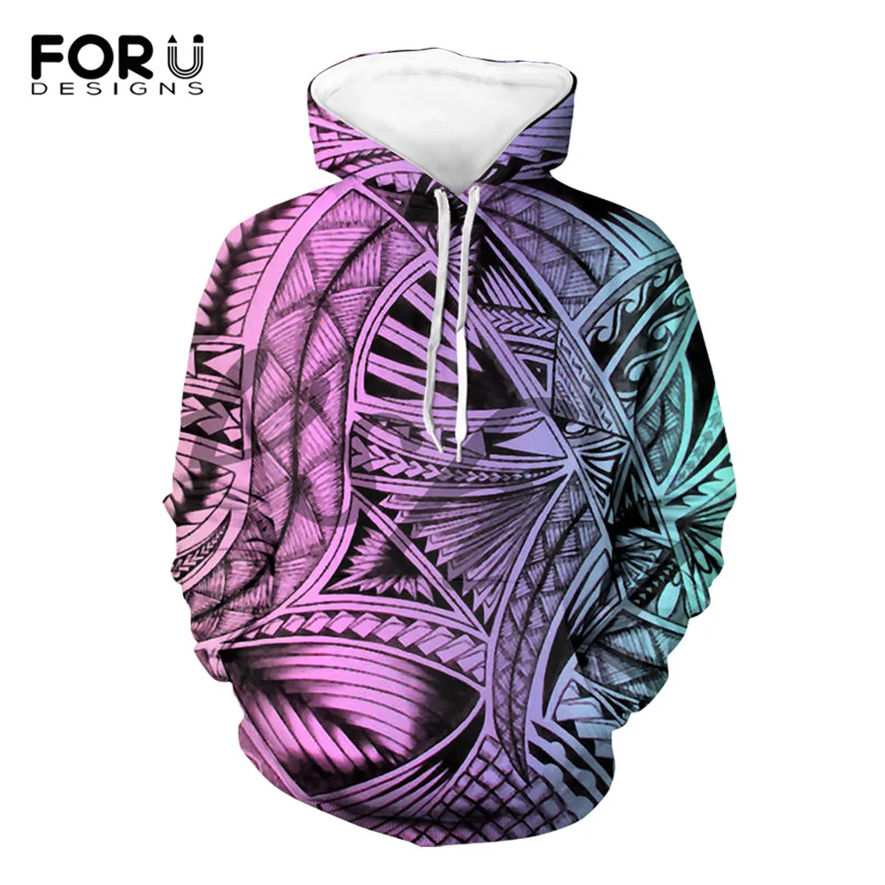 FORUDESIGNS Autumn Loose Oversize Hoodies for Women Gradient Polynesian Tribe Printing Ladies Casual Pullovers Plus Size Tops
FORUDESIGNS Autumn Loose Oversize Hoodies for Women Gradient Polynesian Tribe Printing Ladies Casual Pullovers Plus Size Tops