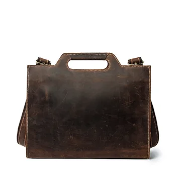 Small Office Bags for Men Natural Crazy Horse Leather Briefcase A4 Document Work Bag Casual Genuine Leather Shoulder Bags Maleta
Small Office Bags for Men Natural Crazy Horse Leather Briefcase A4 Document Work Bag Casual Genuine Leather Shoulder Bags Maleta