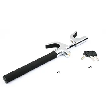 Adjustable Car Trolley Steering Wheel Lock Anti Theft Security System Locks Self-defense Tool with Safety Hammer Universal
Adjustable Car Trolley Steering Wheel Lock Anti Theft Security System Locks Self-defense Tool with Safety Hammer Universal