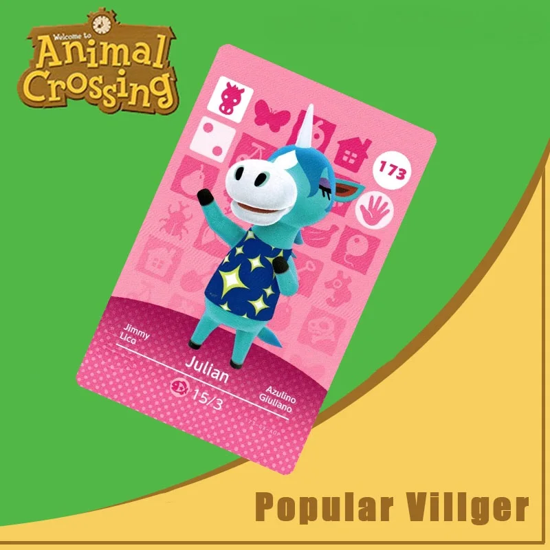 173 Julian Amiibo Card Animal Crossing Series Animal Crossing New Horizons Amiibo Card Work for Ns Switch Games Nfc Card
173 Julian Amiibo Card Animal Crossing Series Animal Crossing New Horizons Amiibo Card Work for Ns Switch Games Nfc Card