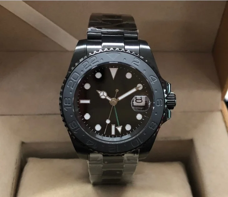 Sapphire crystal 41mm GEERVO PVD case Asian Automatic Self-Wind movement rotating ceramic bezel GMT luminous men's watch gr31-20
Sapphire crystal 41mm GEERVO PVD case Asian Automatic Self-Wind movement rotating ceramic bezel GMT luminous men's watch gr31-20