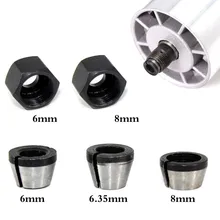 5pcs/Set 1/4" 6mm 8mm Trimmer Collet Chuck Router Bit Shank Adapter For Engraving Trimming Machine Chuck Conversion
5pcs/Set 1/4" 6mm 8mm Trimmer Collet Chuck Router Bit Shank Adapter For Engraving Trimming Machine Chuck Conversion