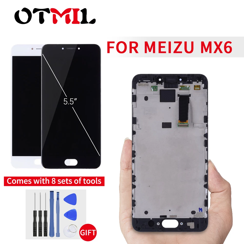 5.5" AMOLED Display For Meizu MX6 LCD Screen Display with Frame Digitizer Assemble Replacement For MEIZU MX6 Display Touch Glass
5.5" AMOLED Display For Meizu MX6 LCD Screen Display with Frame Digitizer Assemble Replacement For MEIZU MX6 Display Touch Glass