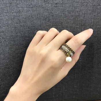 Instagram Popular Multi Style 2020 New Arrivals Pearl Letter Ring Fashion Vintage Best Gift For Party Wedding Ring Bigger Size
Instagram Popular Multi Style 2020 New Arrivals Pearl Letter Ring Fashion Vintage Best Gift For Party Wedding Ring Bigger Size