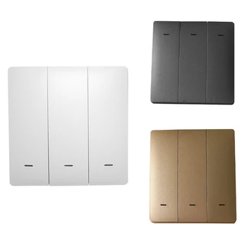 ZigBee Zero Fire Edition 3 Smart Wireless Push Button Switch Remotely APP Timing Wall Switch Controller
ZigBee Zero Fire Edition 3 Smart Wireless Push Button Switch Remotely APP Timing Wall Switch Controller