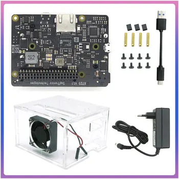X725 Power Management Board & UPS HAT Safe Shutdown Acrylic Case with fan Expansion Board for Raspberry Pi 4B
X725 Power Management Board & UPS HAT Safe Shutdown Acrylic Case with fan Expansion Board for Raspberry Pi 4B