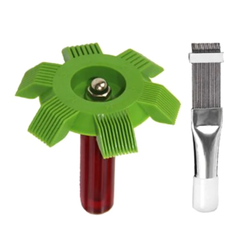 2pcs/set Air Conditioning Cleaning Comb Radiator Evaporator Fin Straightener Cleaner Brush Tool
2pcs/set Air Conditioning Cleaning Comb Radiator Evaporator Fin Straightener Cleaner Brush Tool