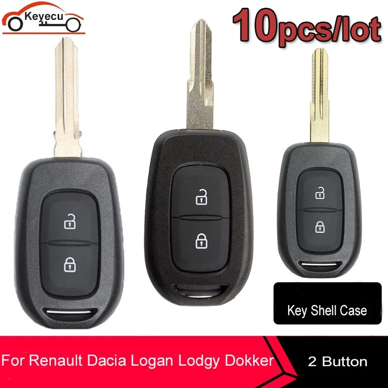 KEYECU 10pcs/lot For Renault Duster Sandero Dacia Logan Clio Captur Laguna Scenic 2016 2015 Remote Car Key Shell Case 3 Buttons
KEYECU 10pcs/lot For Renault Duster Sandero Dacia Logan Clio Captur Laguna Scenic 2016 2015 Remote Car Key Shell Case 3 Buttons