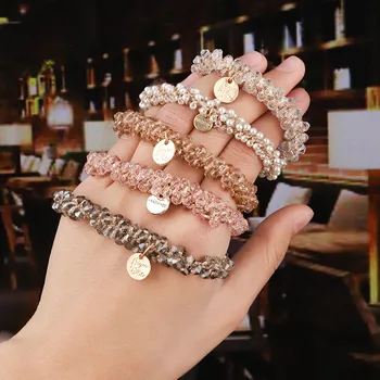 Elegant Hair Accessories Crystal Hair Ring Women Streetwear Headbands Luxury For Ponytail Hair Loop
Elegant Hair Accessories Crystal Hair Ring Women Streetwear Headbands Luxury For Ponytail Hair Loop