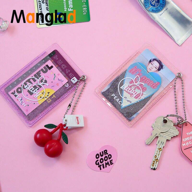 Transprent Stars Girls Student Bus Bank Card Bag Letter Peach Key Card Holder Korea Ins Fashion Bag accessories Card Case
Transprent Stars Girls Student Bus Bank Card Bag Letter Peach Key Card Holder Korea Ins Fashion Bag accessories Card Case