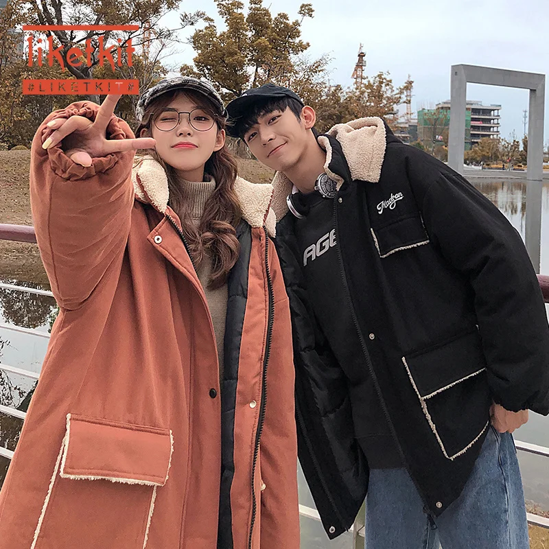Liketkit Men's Winter Hooded Jackets 2019 Mens Solid Lambwool Loose Thick Parkas Male Oversize Korean Couples Vintage Overcoats
Liketkit Men's Winter Hooded Jackets 2019 Mens Solid Lambwool Loose Thick Parkas Male Oversize Korean Couples Vintage Overcoats