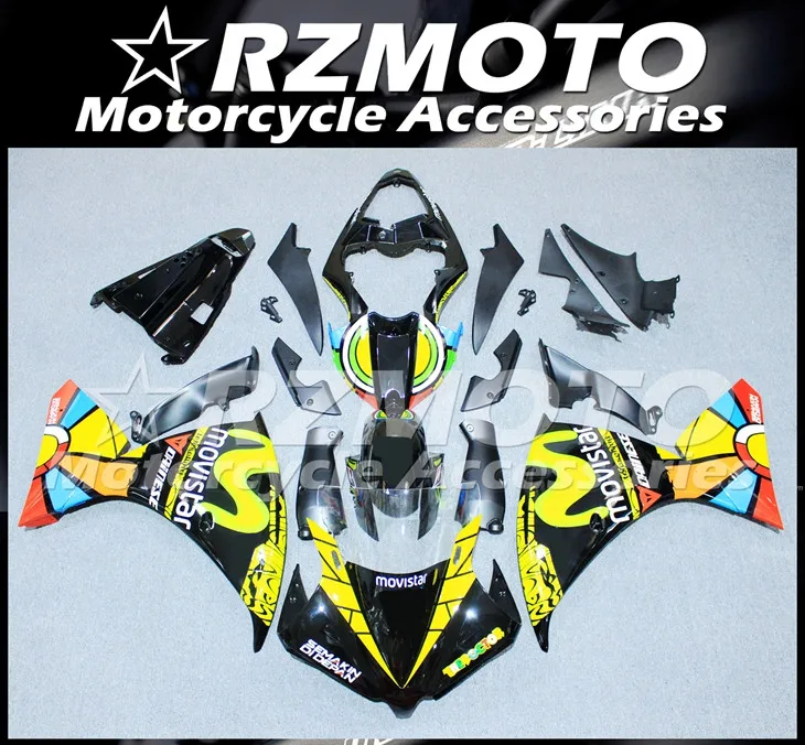 Новый комплект обтекателей для мотоцикла ABS Подходит YAMAHA YZF-R1 2012 2013 2014 12 13 14