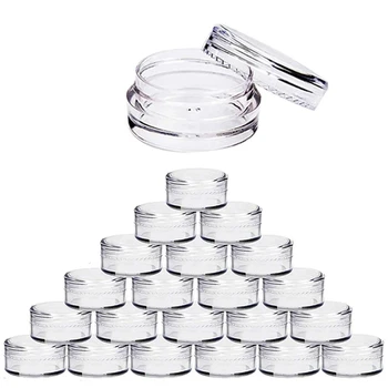 Leve Sua Fragrância Preferida à Mão com o Atomizador Portátil Refillable 9 100pcs 2g/3g/5g/10g/15g/20g Empty Plastic Cosmetic Makeup Jar Pots Transparent Sample Bottles Eyeshadow Cream Lip Balm Container
