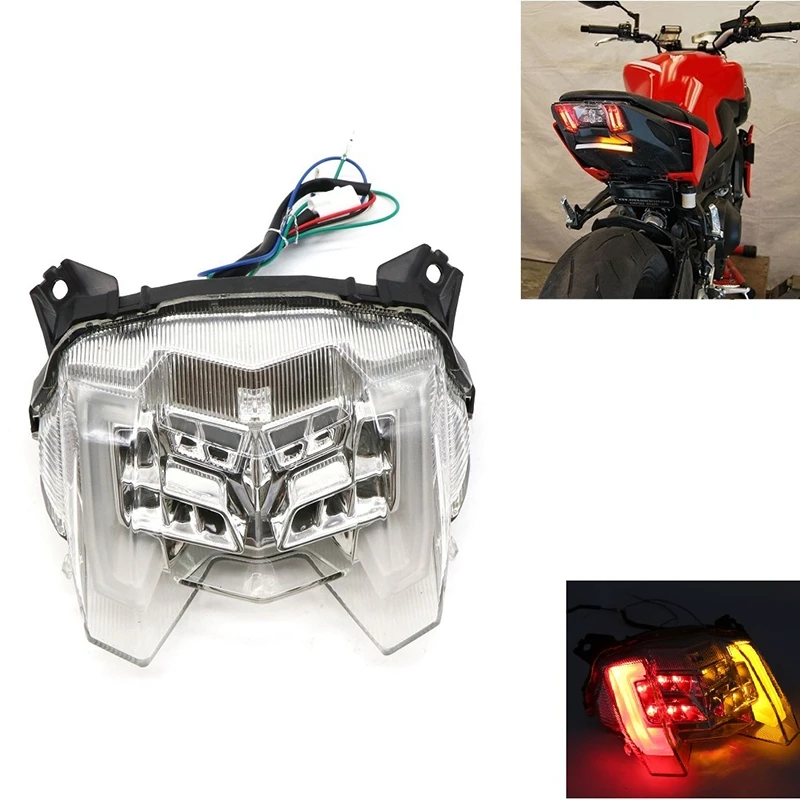 Motorcycle Rear Tail Light Brake Turn Signals Tail Lights for Yamaha MT-09 FZ-09 FZ09 MT09 2017-2019 Integrated LED Light Motorc
Motorcycle Rear Tail Light Brake Turn Signals Tail Lights for Yamaha MT-09 FZ-09 FZ09 MT09 2017-2019 Integrated LED Light Motorc