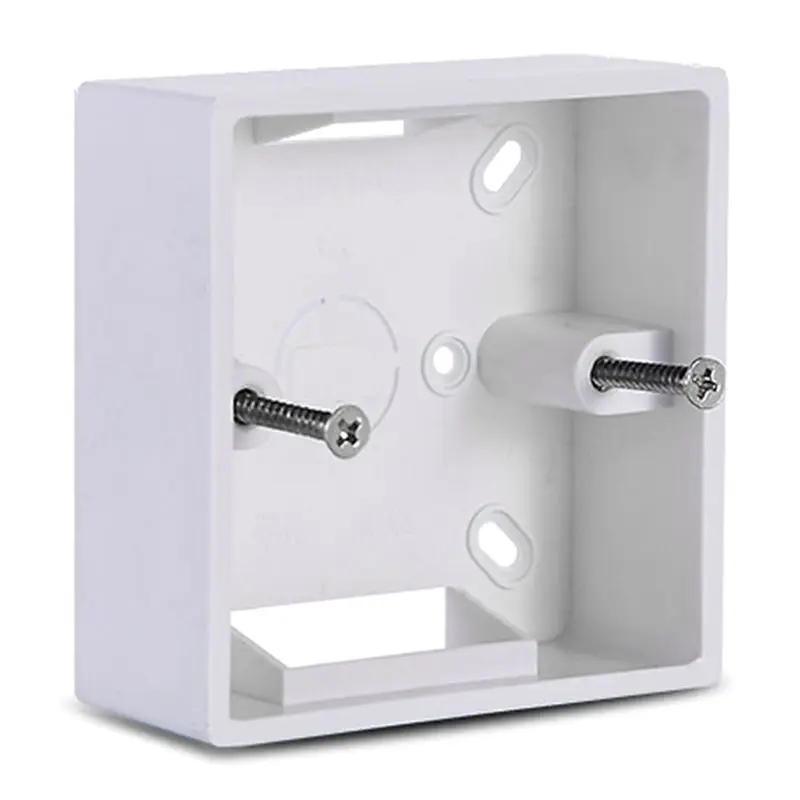 86X86 PVC Thickening Junction Box Wall Mount Cassette For Switch Socket Base Switch Bottom Box Electrical Box Accessories
86X86 PVC Thickening Junction Box Wall Mount Cassette For Switch Socket Base Switch Bottom Box Electrical Box Accessories