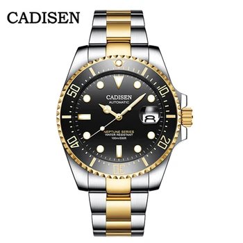 Business Men's Watches CADISEN Design Automatic Waterproof Men Wristwatch Luxury Stainless Steel Mechanical Watches Reloj Hombre
Business Men's Watches CADISEN Design Automatic Waterproof Men Wristwatch Luxury Stainless Steel Mechanical Watches Reloj Hombre