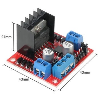 New 10PCS New Dual H Bridge DC Stepper Motor Drive Controller Board Module L298N for Arduino Smart Car Robot
New 10PCS New Dual H Bridge DC Stepper Motor Drive Controller Board Module L298N for Arduino Smart Car Robot