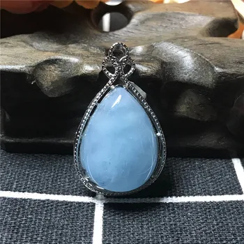 Real Natural Blue Aquamarine Pendant For Women 37x26x8mm Beads Clear Gemstone 925 Silver Water Drop Beads Necklace Pendant AAAAA 
Real Natural Blue Aquamarine Pendant For Women 37x26x8mm Beads Clear Gemstone 925 Silver Water Drop Beads Necklace Pendant AAAAA