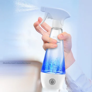 Clean Air Sprayer Disinfectant Maker 300ml Hypochlorous Acid Water Generator Disinfection Liquid Manufacture Machine 
Clean Air Sprayer Disinfectant Maker 300ml Hypochlorous Acid Water Generator Disinfection Liquid Manufacture Machine