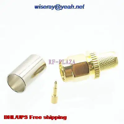 DHL/EMS 200pcs Connector SMA male plug crimp RG8X RG-8X LMR240 cable Straight -A3 
DHL/EMS 200pcs Connector SMA male plug crimp RG8X RG-8X LMR240 cable Straight -A3