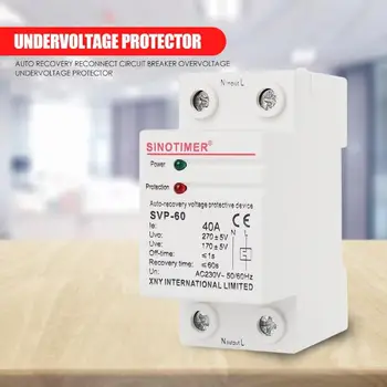40A Auto Recovery Reconnect Protector Overvoltage Undervoltage Protection Solid and Compressive Resistance Circuit Breaker
40A Auto Recovery Reconnect Protector Overvoltage Undervoltage Protection Solid and Compressive Resistance Circuit Breaker