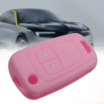 Remote Silicone Cover Shell Flip Key Skin Case Fob 3 Button For Chevrolet Silicone Key Cover Silicone Keys Cover
