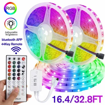 3528 RGB LED Strip 12V 5M/10M bluetooth APP Control Light Tape+44 Key IR Remote Controller+Power Adapter US Plug LED Decor
3528 RGB LED Strip 12V 5M/10M bluetooth APP Control Light Tape+44 Key IR Remote Controller+Power Adapter US Plug LED Decor