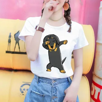 Women Clothes 2020 Summer T Shirt Ropa Mujer Harajuku Kawaii Dachshund Hip Hop Punk Female T-shirt Leisure Fashion Tshirt Tops
Women Clothes 2020 Summer T Shirt Ropa Mujer Harajuku Kawaii Dachshund Hip Hop Punk Female T-shirt Leisure Fashion Tshirt Tops