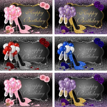 Mehofond Happy Birthday Backdrop Rose Shiny Sequin High Heels Champagne Golden Frame Party Photography Background Photo Studio
Mehofond Happy Birthday Backdrop Rose Shiny Sequin High Heels Champagne Golden Frame Party Photography Background Photo Studio