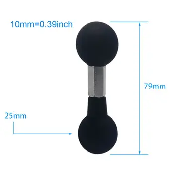 79MM RAM-B-230 Double Dual Head Ball Mount Adapter for Gopro Action Camera Smartphone GPS Bracket Converter Accessories
79MM RAM-B-230 Double Dual Head Ball Mount Adapter for Gopro Action Camera Smartphone GPS Bracket Converter Accessories