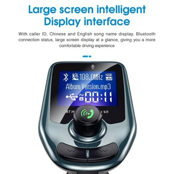 Car D4 MP3 Bluetooth 5.0 FM Transmitter Music Player Wireless Handsfree QC3.0 Dual USB Fast Charger Car Accessories
Car D4 MP3 Bluetooth 5.0 FM Transmitter Music Player Wireless Handsfree QC3.0 Dual USB Fast Charger Car Accessories
