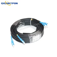 Outdoor 3-steel 2-core fiber optic home cable SM SC/UPC-SC/UPC single-mode G675A1 core 10m-500m black
Outdoor 3-steel 2-core fiber optic home cable SM SC/UPC-SC/UPC single-mode G675A1 core 10m-500m black