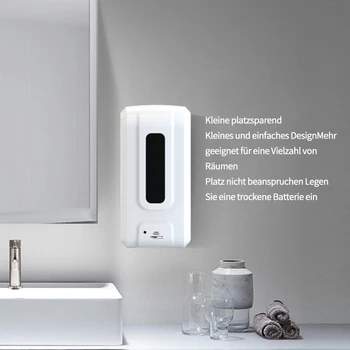 TiOODRE Automatic 1200ml Soap Liquid Dispenser Big Window Wall-Mounted Infrared Sensor Soap Liquid Sprayer Touchless
TiOODRE Automatic 1200ml Soap Liquid Dispenser Big Window Wall-Mounted Infrared Sensor Soap Liquid Sprayer Touchless