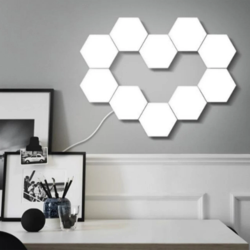3pcs Quantum Light Touch Sensor Night Lights LED Hexagon Light Magnetic Modular touch Wall Lamp Creative Home Decor Night lamp
3pcs Quantum Light Touch Sensor Night Lights LED Hexagon Light Magnetic Modular touch Wall Lamp Creative Home Decor Night lamp