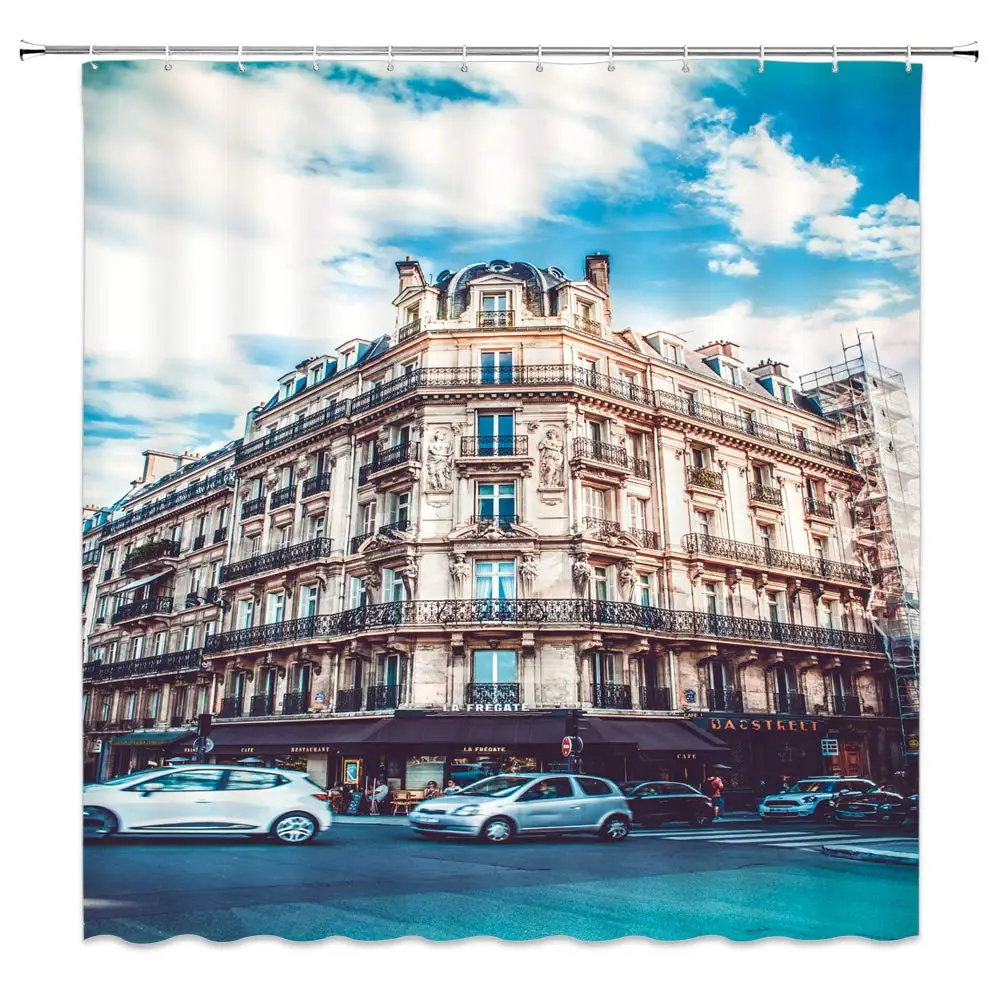 Building Shower Curtain Decor City Intersection Crossroad Building Store Restaurant Car Scenery Landscape Creative Bathroom
Building Shower Curtain Decor City Intersection Crossroad Building Store Restaurant Car Scenery Landscape Creative Bathroom