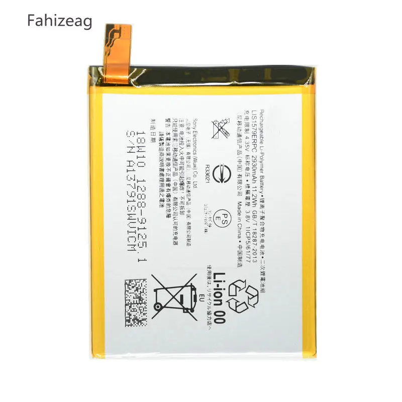 Fahizeag 2930mAh LIS1579ERPC Battery Replacement For Sony Xperia Z3+ Z3 Plus Z4 Z3 Dual Neo SO-03G C5 Ultra E5506 E5553 E5533
Fahizeag 2930mAh LIS1579ERPC Battery Replacement For Sony Xperia Z3+ Z3 Plus Z4 Z3 Dual Neo SO-03G C5 Ultra E5506 E5553 E5533