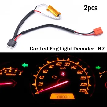 2x Car H7 LED DRL Fog Light Canbus 50W 6Ω Load Resistor Error Free Decoder Load Resistors for Fog/ Driving/ DRL Daytime Running
2x Car H7 LED DRL Fog Light Canbus 50W 6Ω Load Resistor Error Free Decoder Load Resistors for Fog/ Driving/ DRL Daytime Running