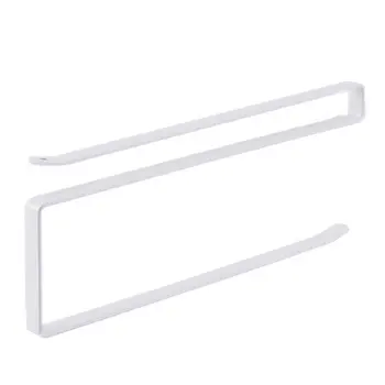 Kitchen Perforated Paper Towel Rack Cupboard Simple Metal Roll Paper Fresh-keeping Bag Towel Convenient Holder 
Kitchen Perforated Paper Towel Rack Cupboard Simple Metal Roll Paper Fresh-keeping Bag Towel Convenient Holder