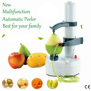 Electric Fruit Vegetables Peeler Automatic Stainless Steel Apple Peeler Multifunction Kitchen Potato Cutter Fruits Machine
Electric Fruit Vegetables Peeler Automatic Stainless Steel Apple Peeler Multifunction Kitchen Potato Cutter Fruits Machine