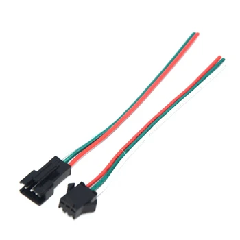10 Pairs 3pin Male and Female RGB Led Strip Connector 15cm JST Wire Cable For WS2811 WS2812B WS2812 Pixel Strip
10 Pairs 3pin Male and Female RGB Led Strip Connector 15cm JST Wire Cable For WS2811 WS2812B WS2812 Pixel Strip