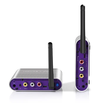

Measy Wireless Transmitter 2 Receiver 2.4GHZ TV AV Sender Audio Video SD 660 Feet Frequency AV220-2 5V