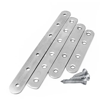 1Pc to 20Pcs Stainless Steel Flat Straight Brace Brackets Mending Repair Plates Fixing Connector with Screws
1Pc to 20Pcs Stainless Steel Flat Straight Brace Brackets Mending Repair Plates Fixing Connector with Screws